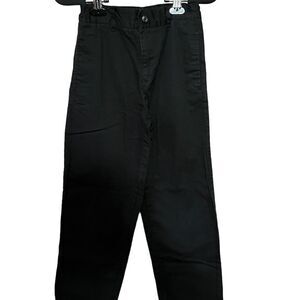 Kitestrings youth boys size 10 adjustable waist black dress pants.